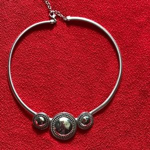 Silver tone necklace Talbots